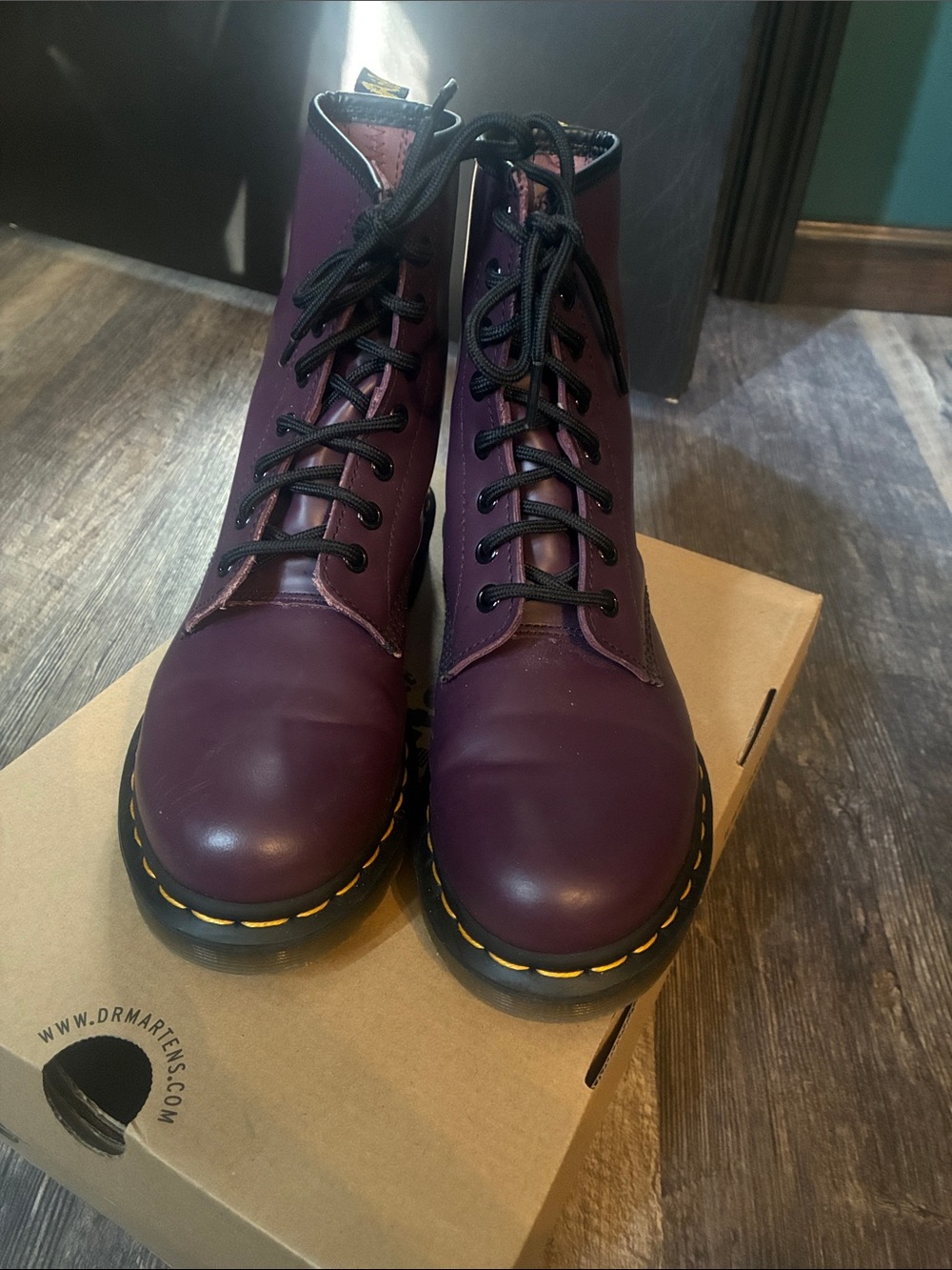 Purple Dr. Martens